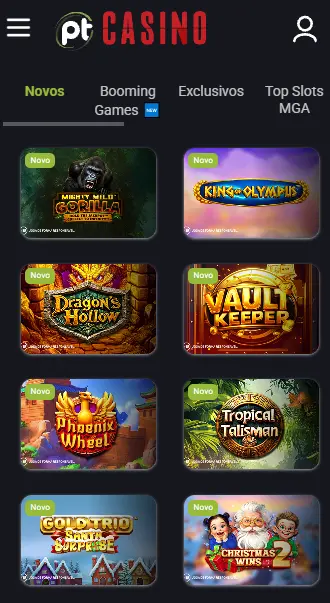 Aplicação Casino PLACARD PT
